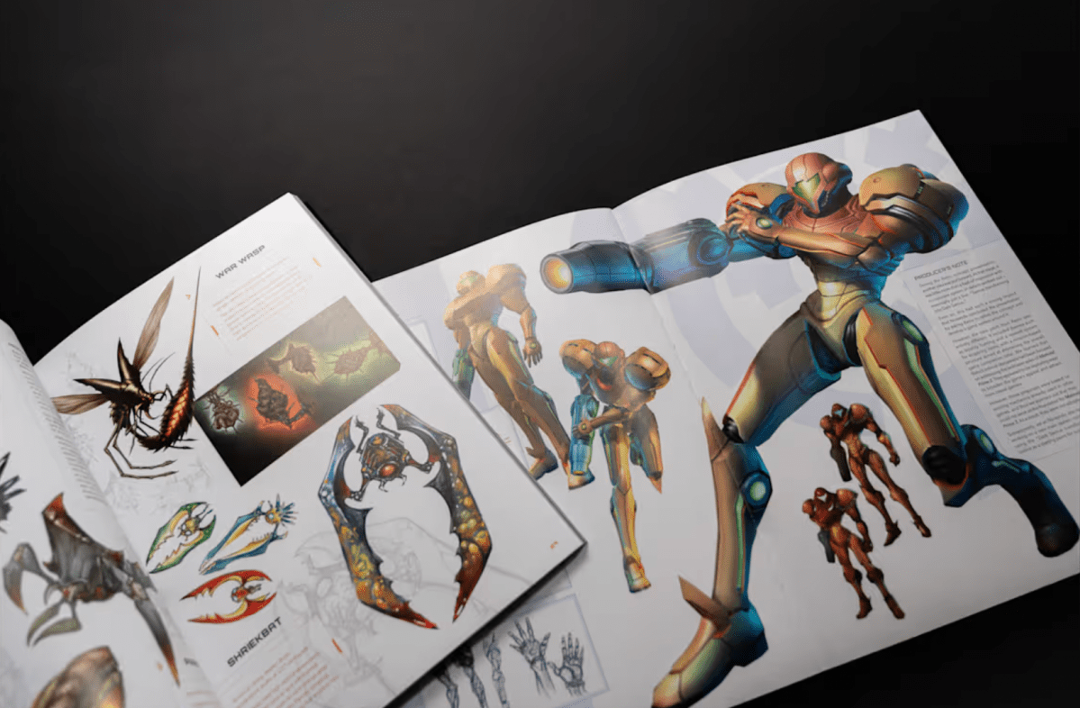 Metroid Prime 1-3: un libro de arte visual retrospectivo es sustancial