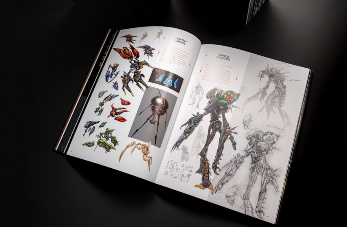 Metroid Prime 1-3: un libro de arte visual retrospectivo es sustancial