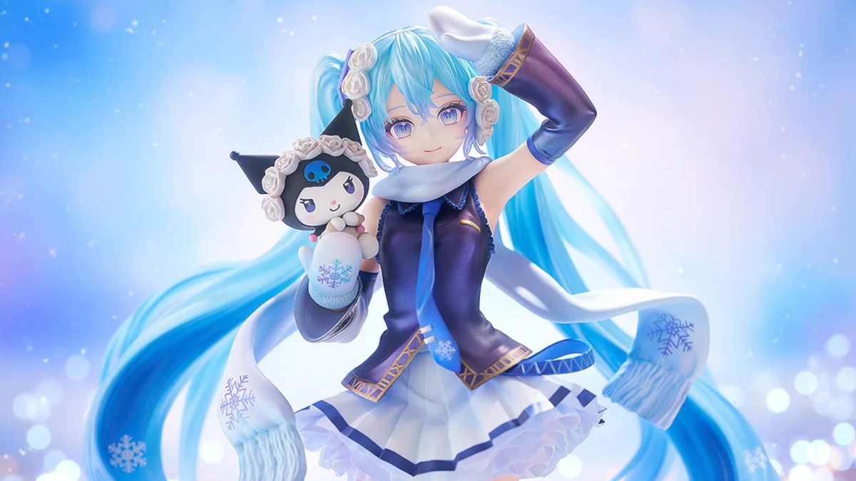 Snow Miku and Kuromi figure by Good Smile Company