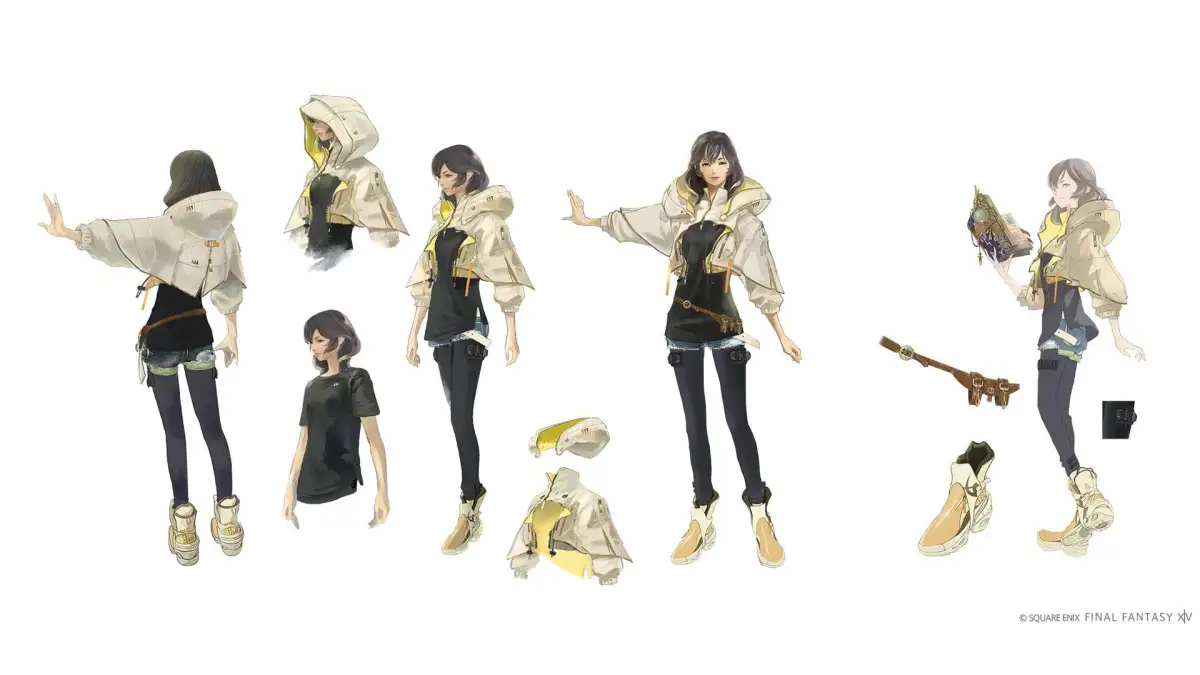 Trajes de Sphene de FFXIV basados ​​en granate de FFIX 