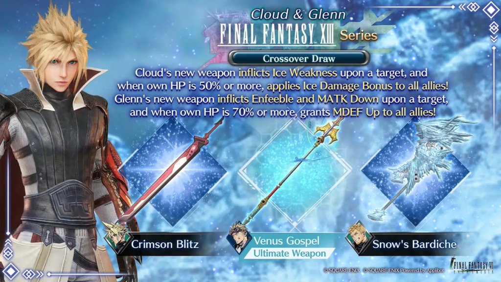 Cloud Gets Lightning Returns: FFXIII Gear in FFVII Ever Crisis Final Fantasy crossover