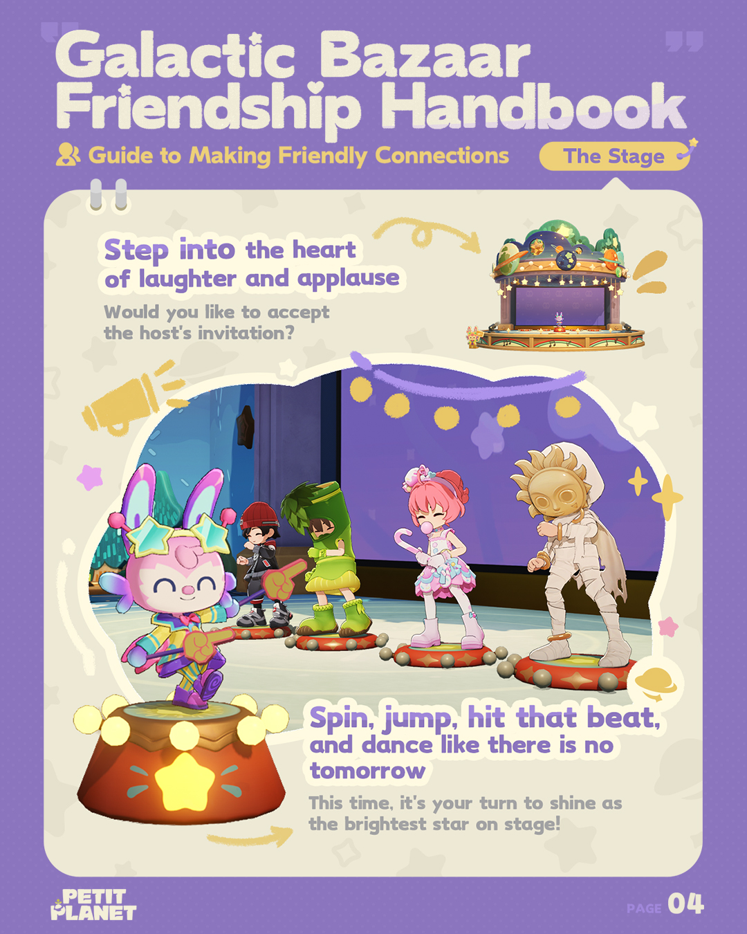 Se detalla el centro multijugador de Petit Planet Galactic Bazaar