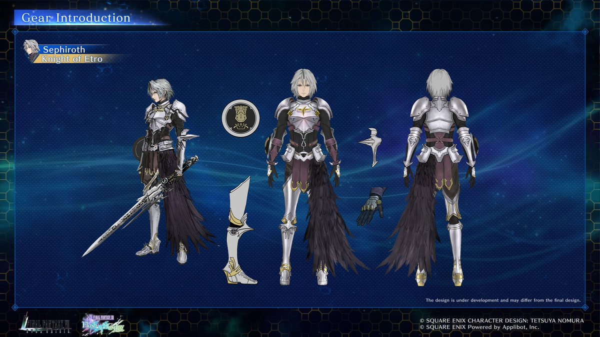 Sephiroth Gets FFXIII-2 Knight of Etro Lightning Armor in FFVII Ever Crisis 