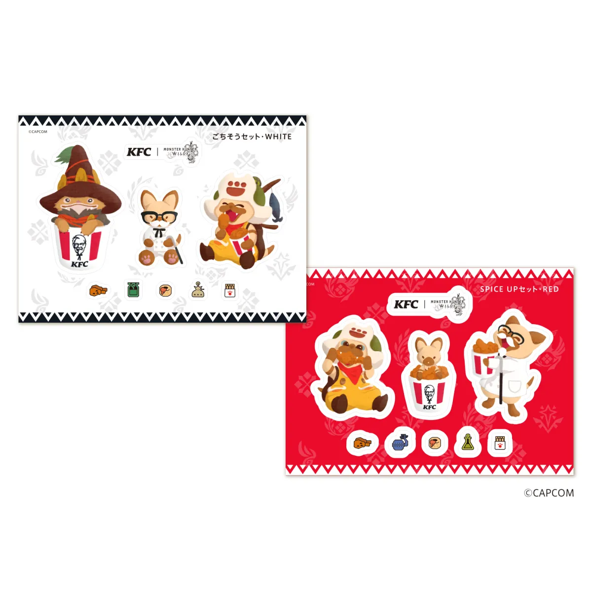 Monster Hunter Wilds KFC agrega colgantes DLC Felyne 