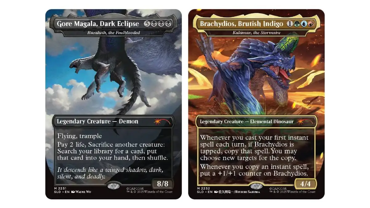 Monster Hunter Magic the Gathering Cards Head to Secret Lair