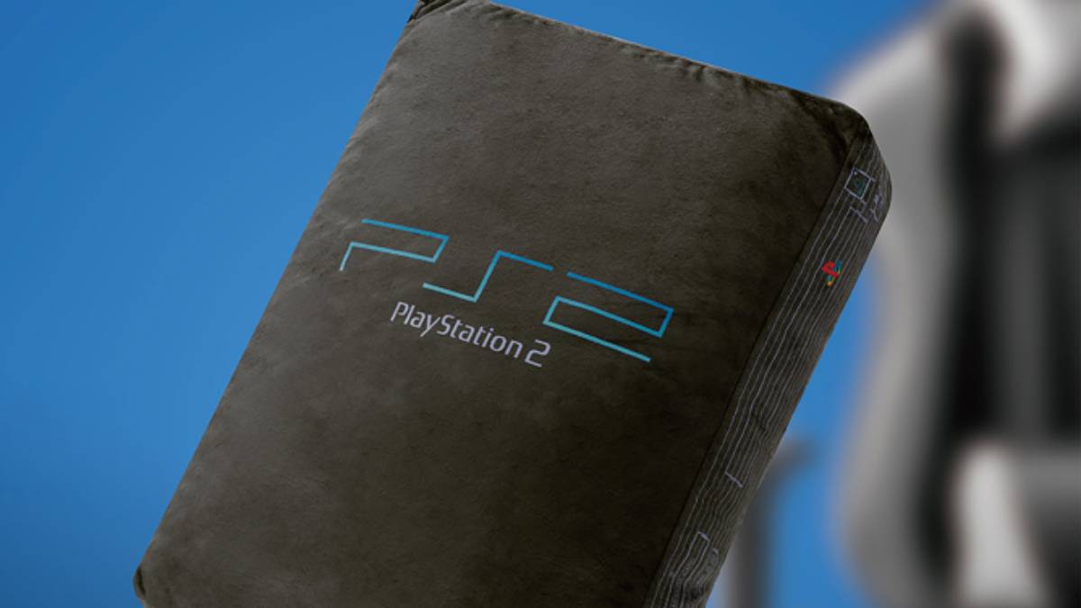 PS2 Replica Plush Is Bigger Than the Actual Console