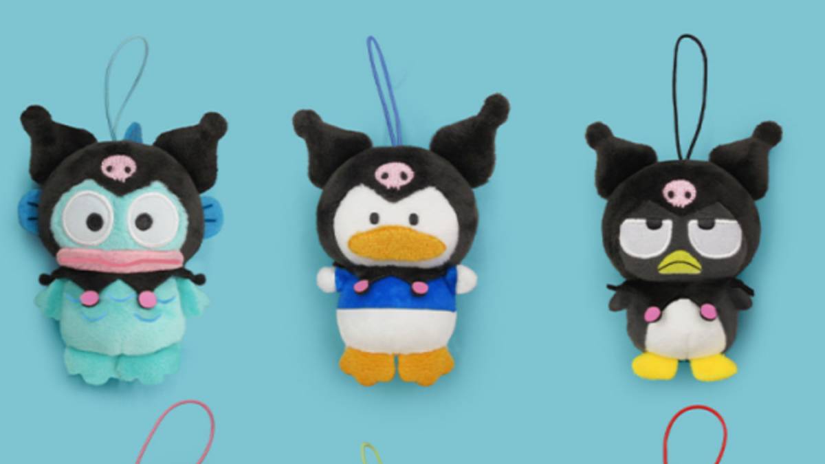 Sanrio Hapidanbui Characters Dress as Kuromi for Toys