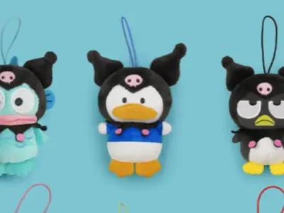 Sanrio Hapidanbui Characters Dress as Kuromi for Toys