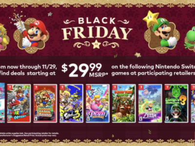 Black Friday 2025 Switch and Switch 2 Game Deals, Events Shared