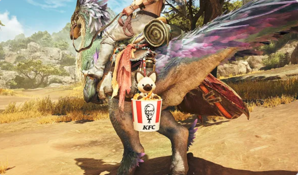 Monster Hunter Wilds KFC agrega colgantes DLC Felyne 