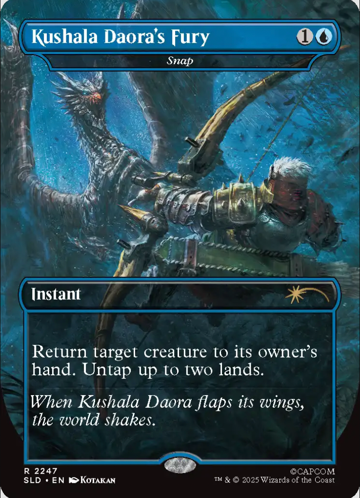 El último crossover de Magic the Gathering Secret Lair incluirá cuatro juegos de cartas MTG con temática de Monster Hunter.