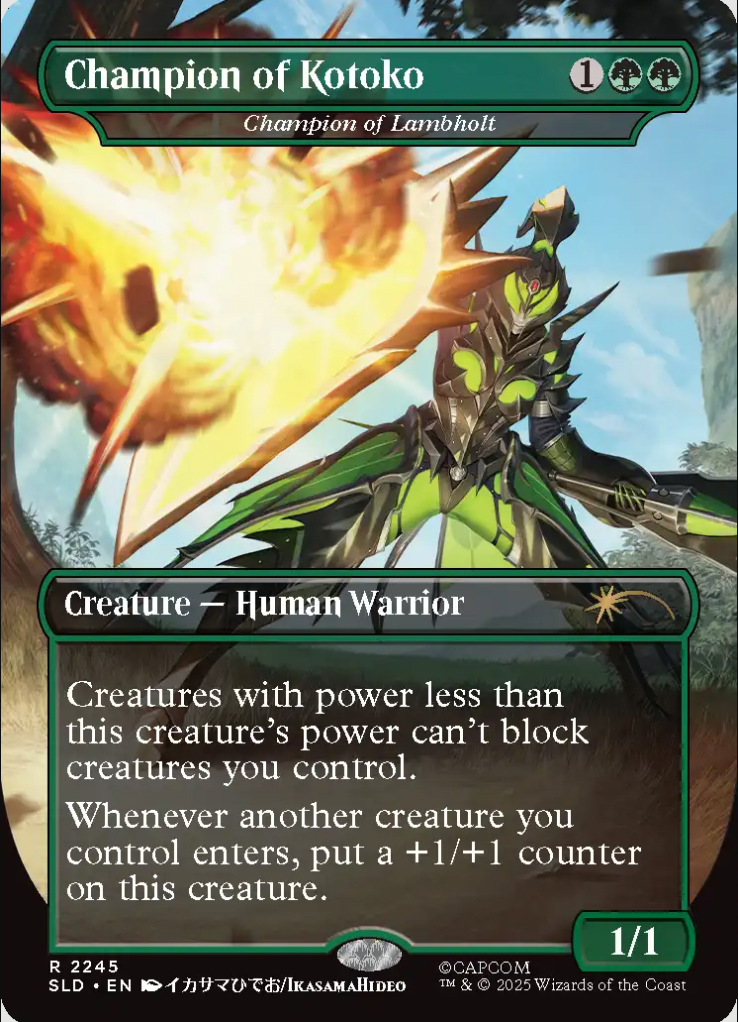 El último crossover de Magic the Gathering Secret Lair incluirá cuatro juegos de cartas MTG con temática de Monster Hunter.