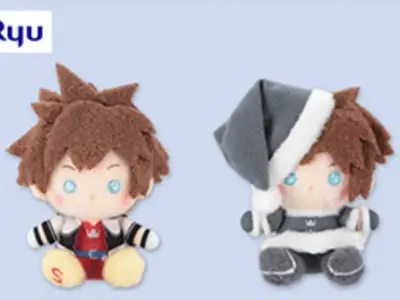 Sora and Roxas Kingdom Hearts Milky Boa Plush Debut