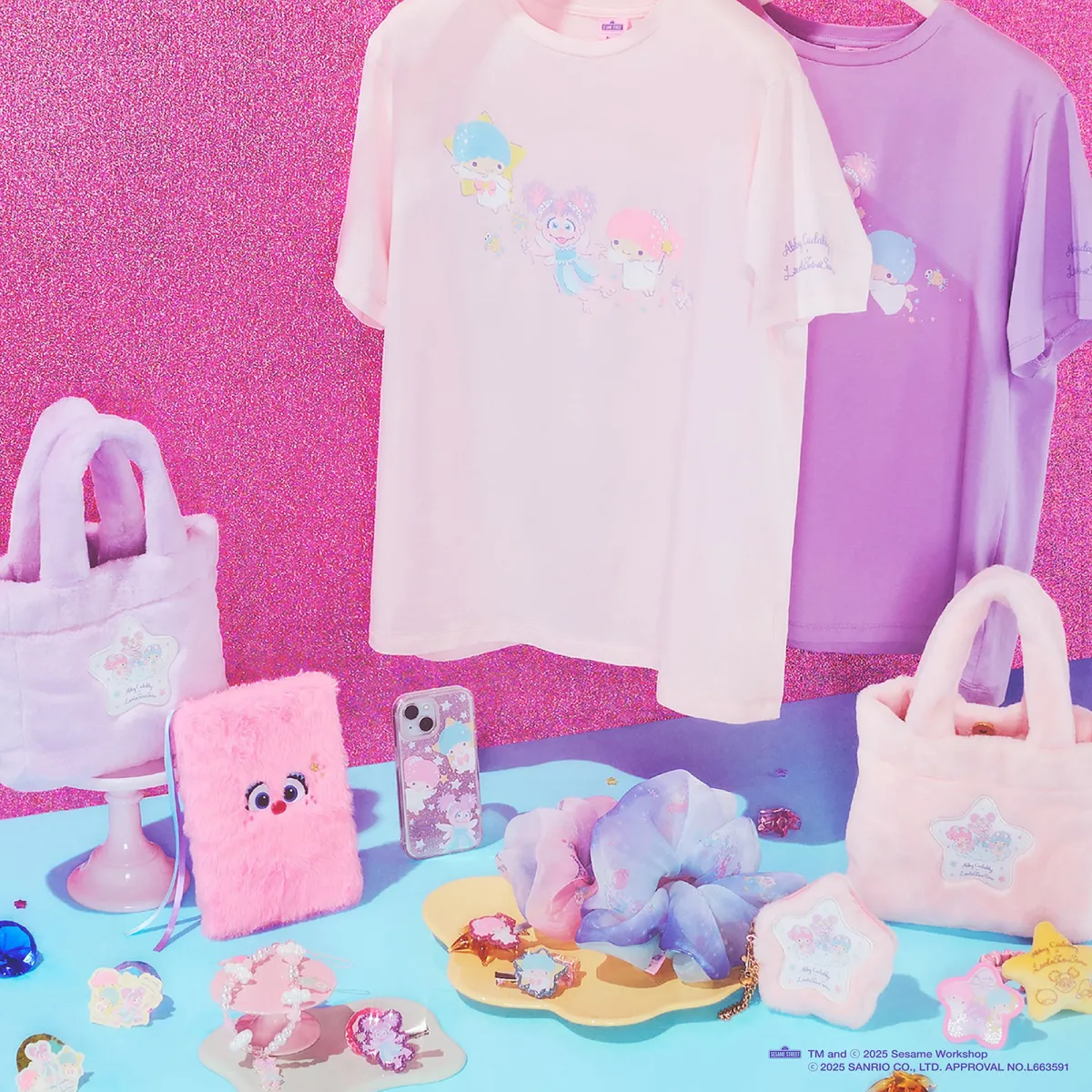 Sesame Street Market Sanrio Items Star Abby Cadabby and Little Twin Stars 