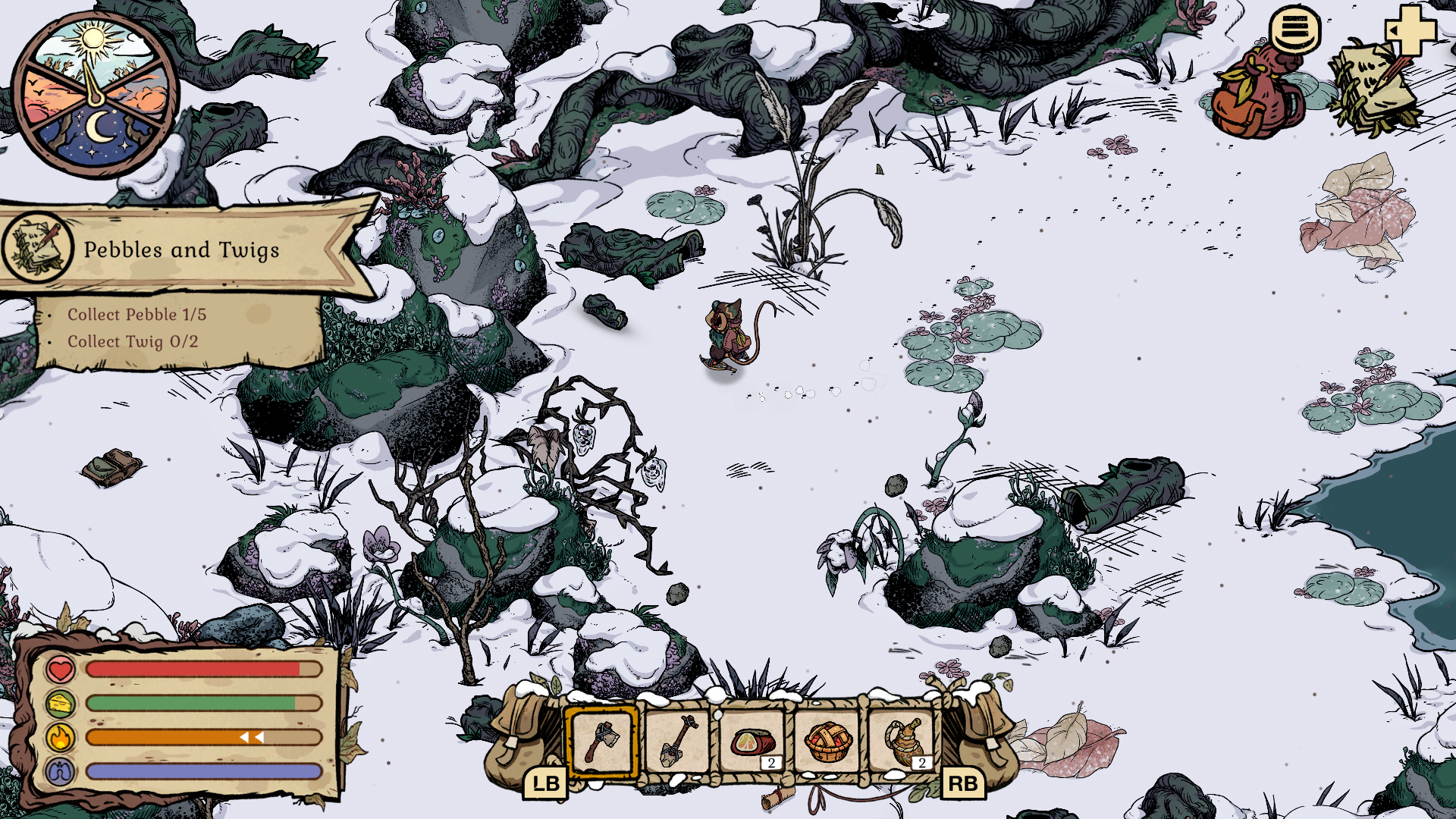 Review: Life Sim Winter Burrow Makes Us a Tiny Mouse in a Cold World