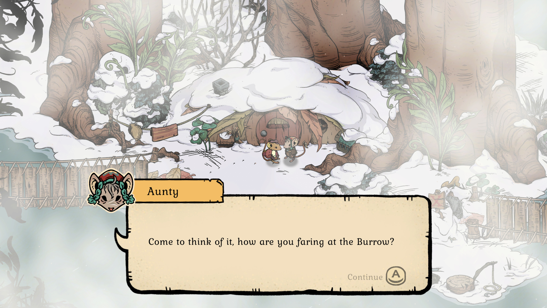 Review: Life Sim Winter Burrow Makes Us a Tiny Mouse in a Cold World
