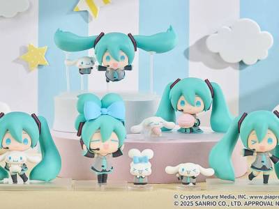 Chibi Cinnamoroll x Hatsune Miku Figures Launch in 2026