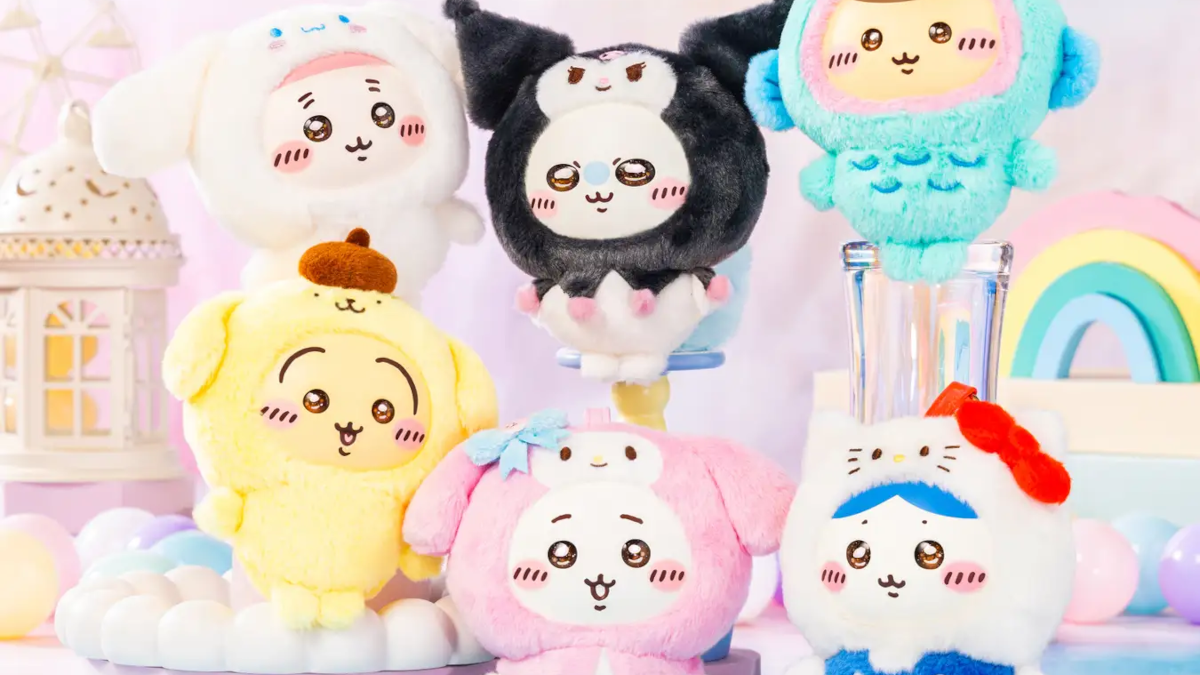 Chiikawa - Sanrio Characters crossover plushies