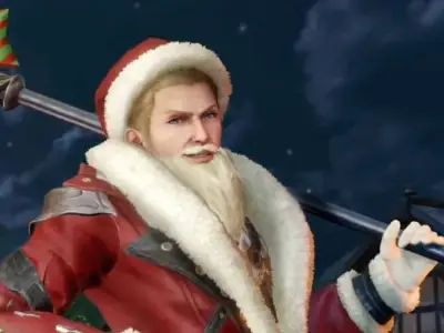Cid Is Santa Claus in FFVII Ever Crisis This Christmas