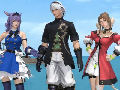 FFXIV Fantasian Costumes and Emotes Appear