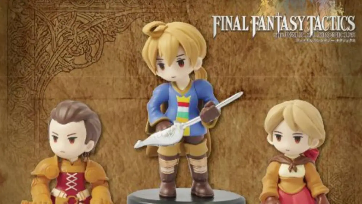Final Fantasy Tactics Mini Figures Include Ramza, Delita, Alma