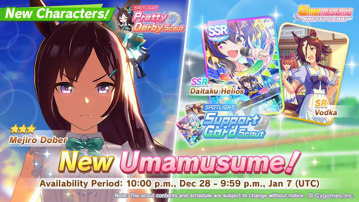 Mejiro Dober Debuts in Umamusume: Pretty Derby