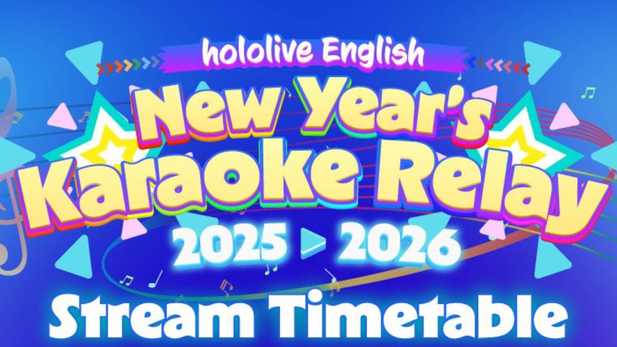 Hololive and Holostars English Vtubers New Year Karaoke Rallies Announced