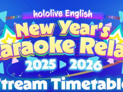 Hololive and Holostars English Vtubers New Year Karaoke Rallies Announced