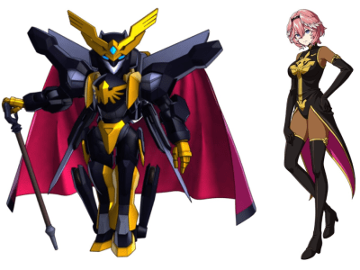 Hololive Takane Lui appearing as Code Geass universe character Lui Hawkeye in Super Robot Wars SRW DD