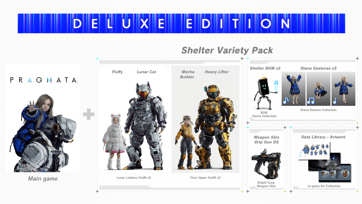 Pragmata Deluxe Edition and Diana amiibo Shared