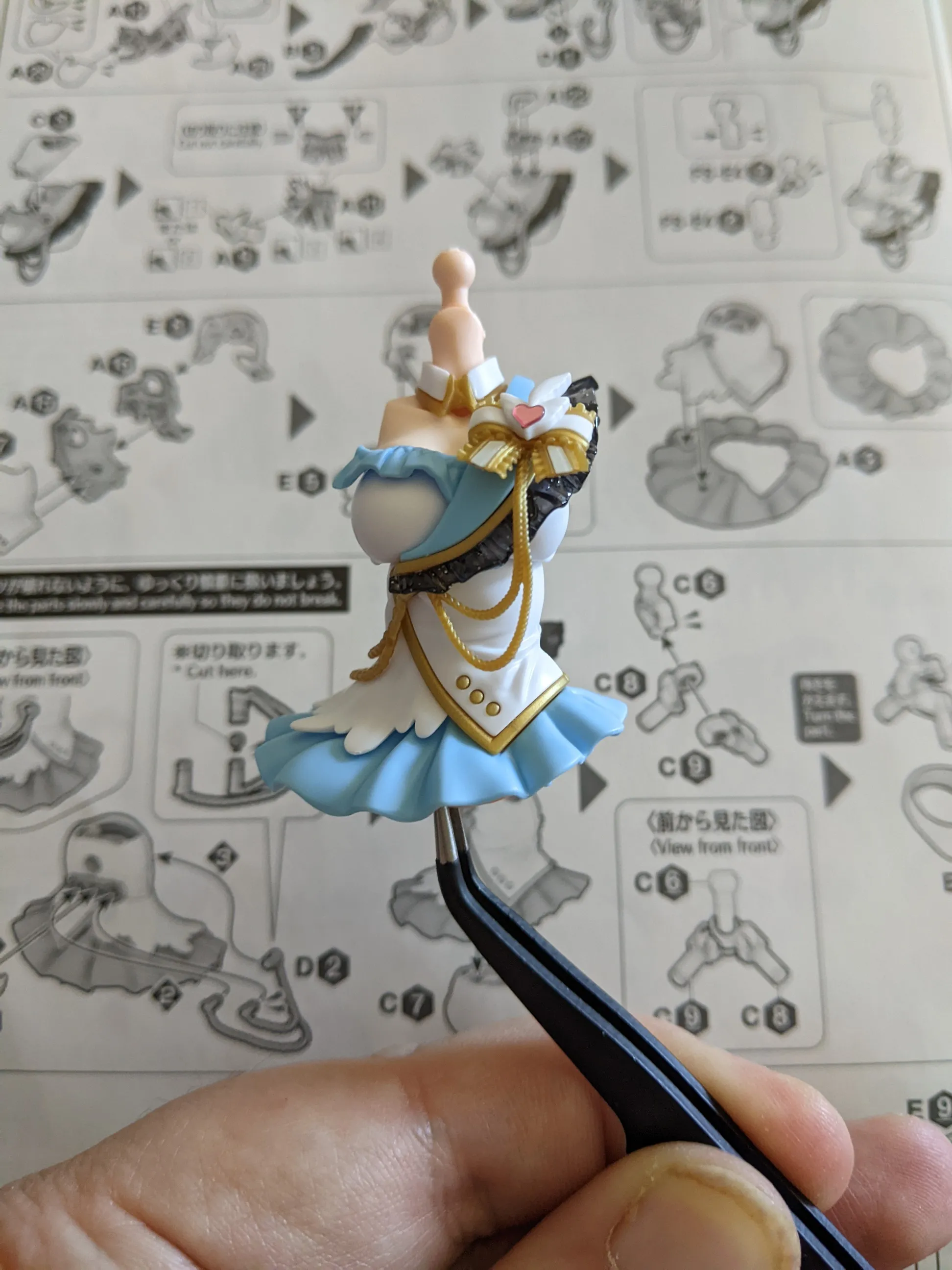 30MS Idolmaster Kogane Tsukioka Model Kit Is Elaborate 30 minute sisters