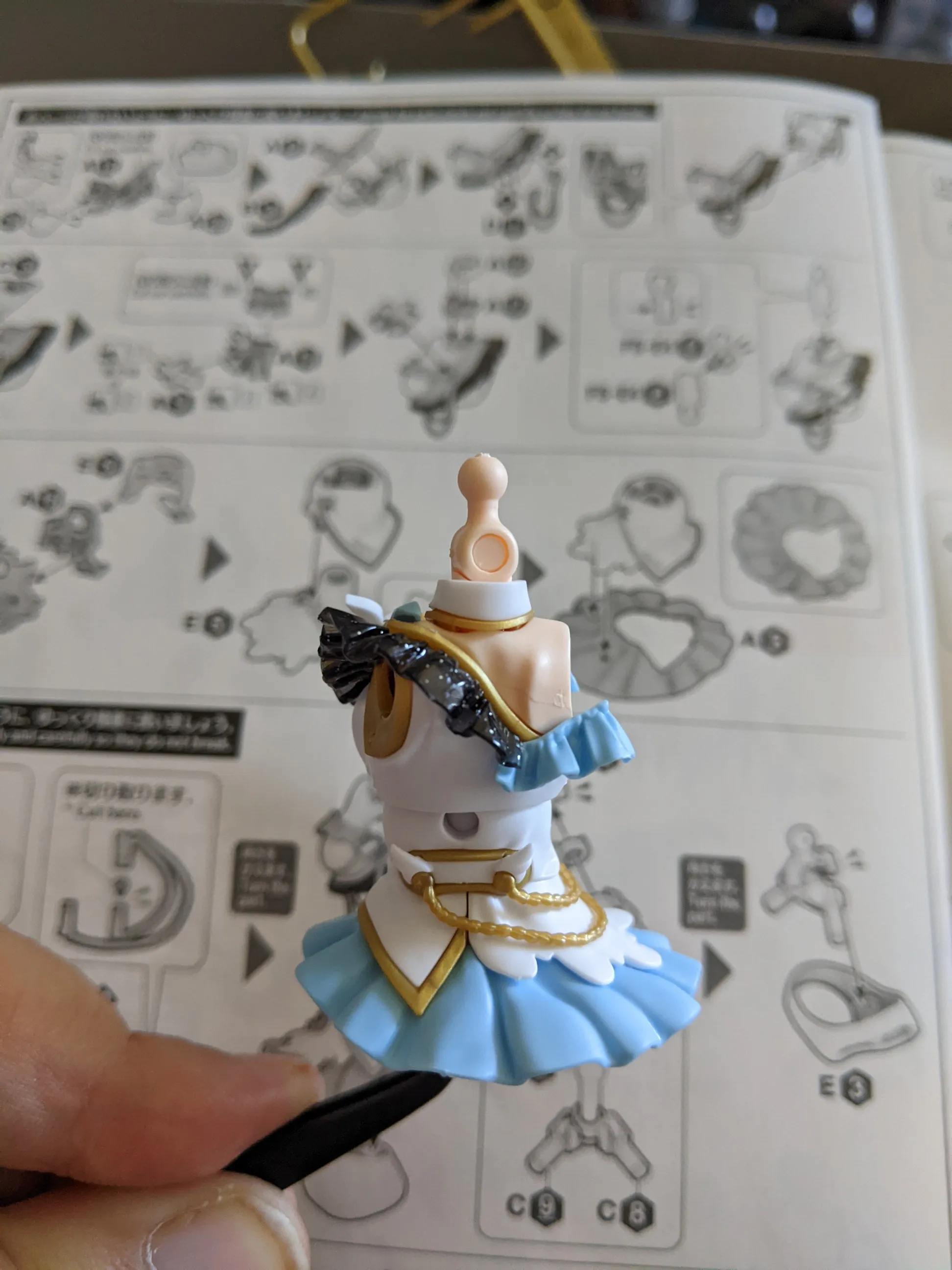 30MS Idolmaster Kogane Tsukioka Model Kit Is Elaborate 30 minute sisters