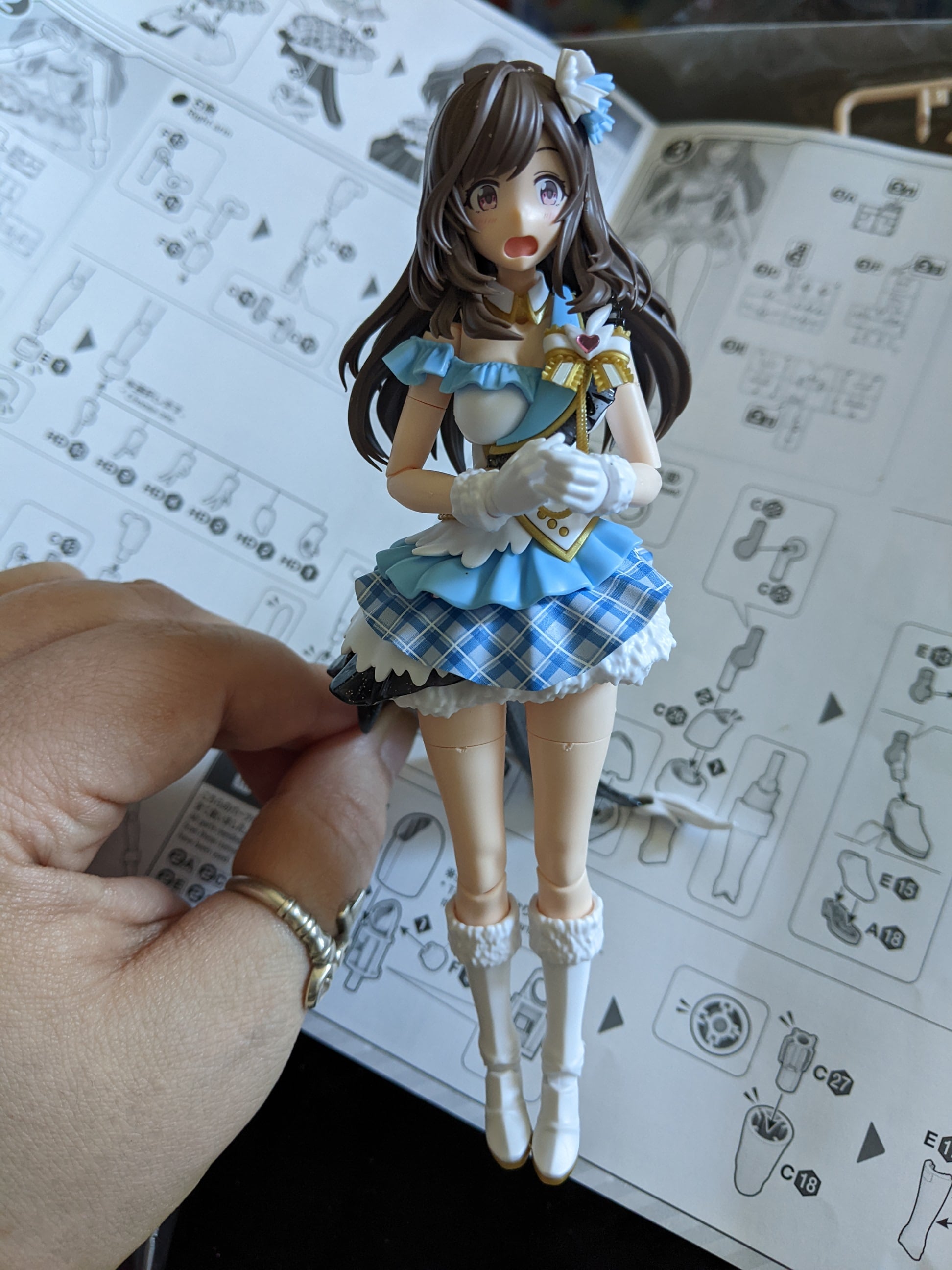 30MS Idolmaster Kogane Tsukioka Model Kit Is Elaborate 30 minute sisters