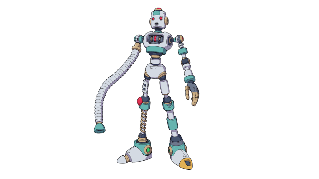 Rockman Mega Man Dual Override Robot Master Design Contest - boss skeleton template