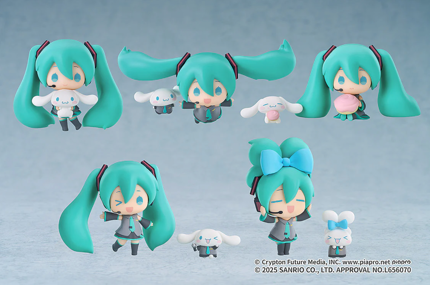 Chibi Cinnamoroll x Hatsune Miku Figures Launch in 2026