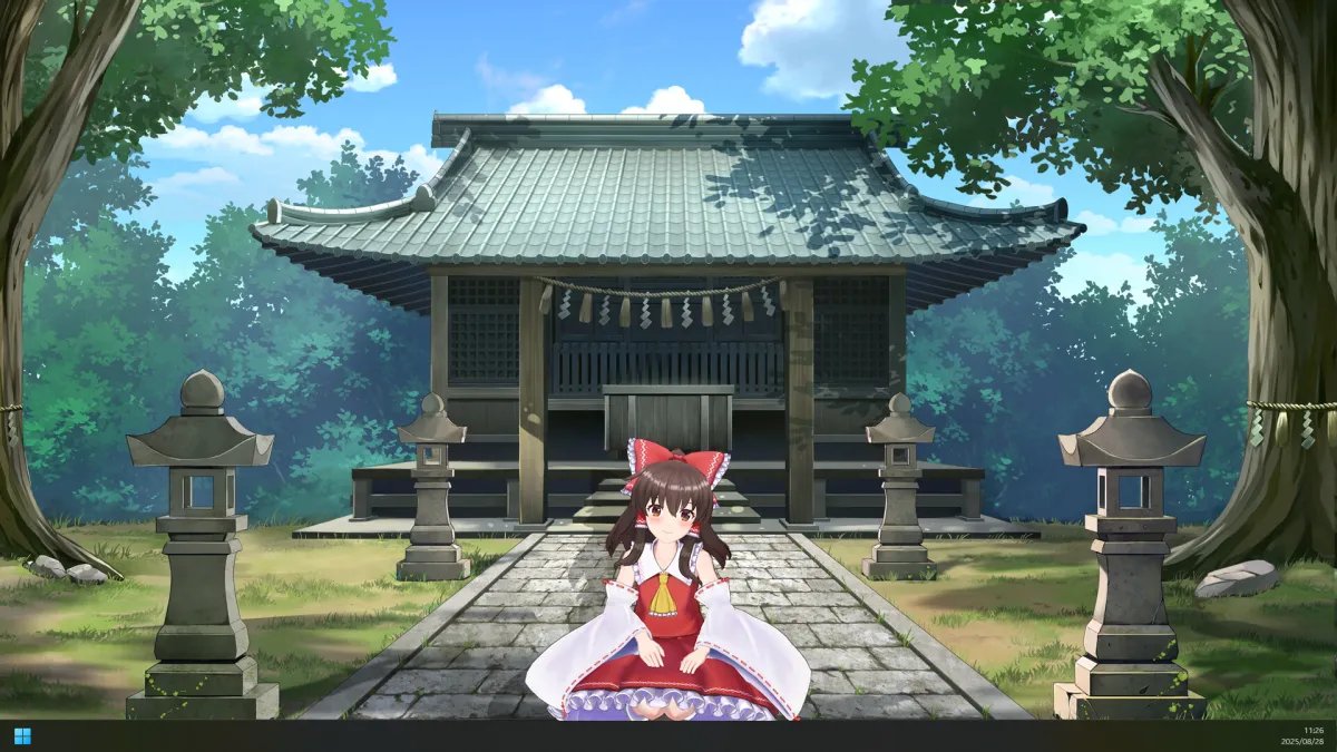 Desktop Mate obtiene el DLC Touhou Reimu antes de VOCALOMAKETS 