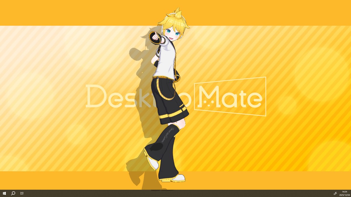 Kagamine Len and Rin Are the Next Desktop Mate Characters