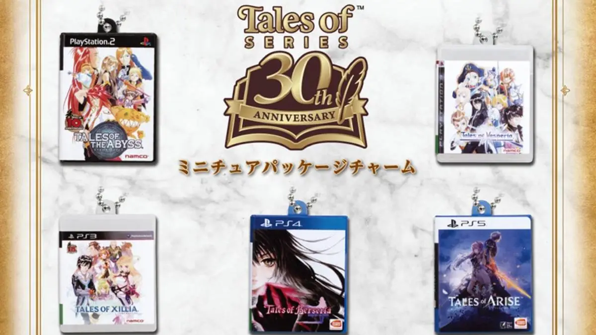 Tales of PS1, PS2, PS3, PS4, PS5 Game Cases Become Keychains