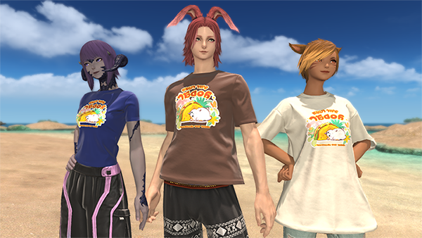 FFXIV Fanfest 2026 In-Game Shirts Shown Final Fantasy XIV fan festival t-shirts