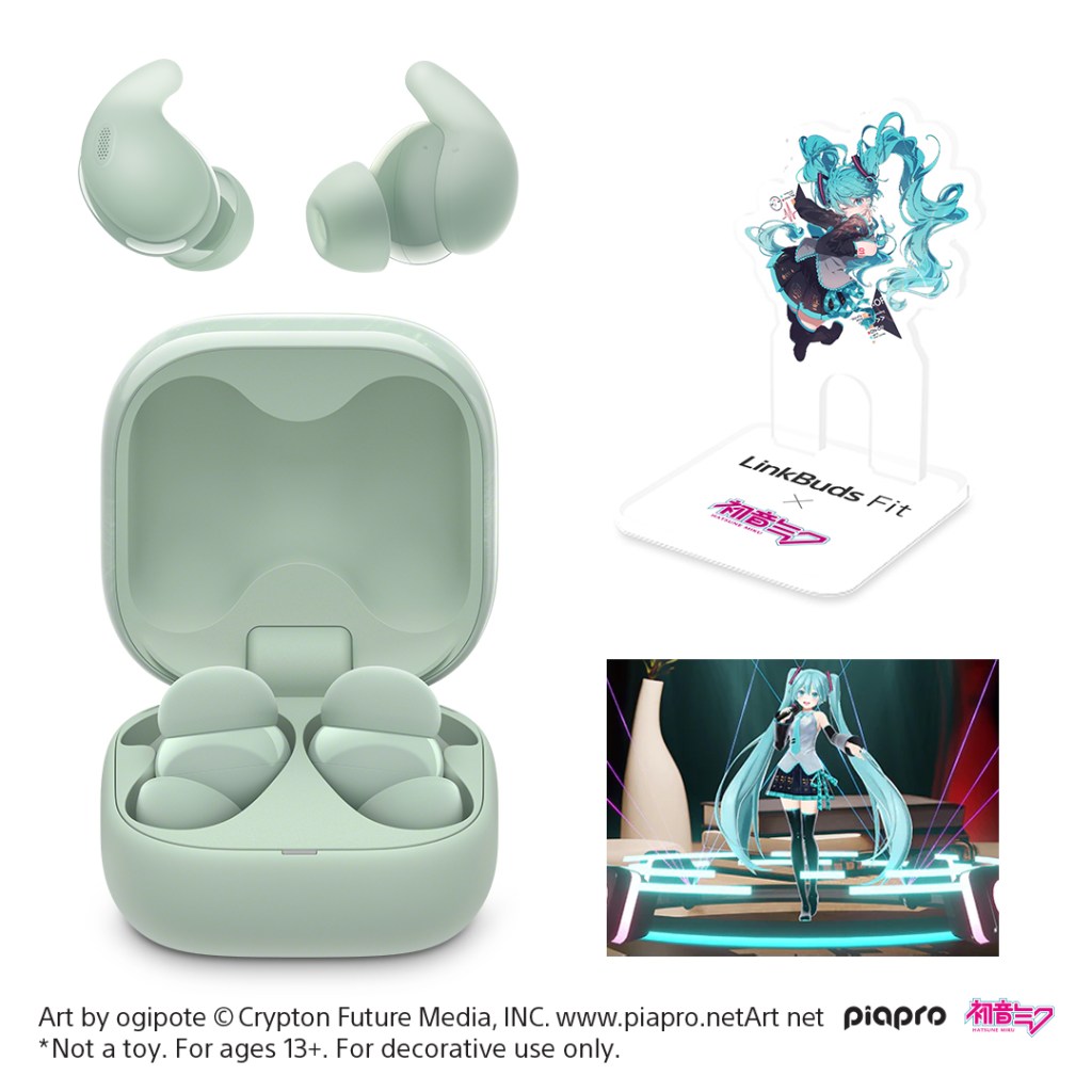 Sony Selling Hatsune Miku LinkBuds Fit Earbuds Set headphones