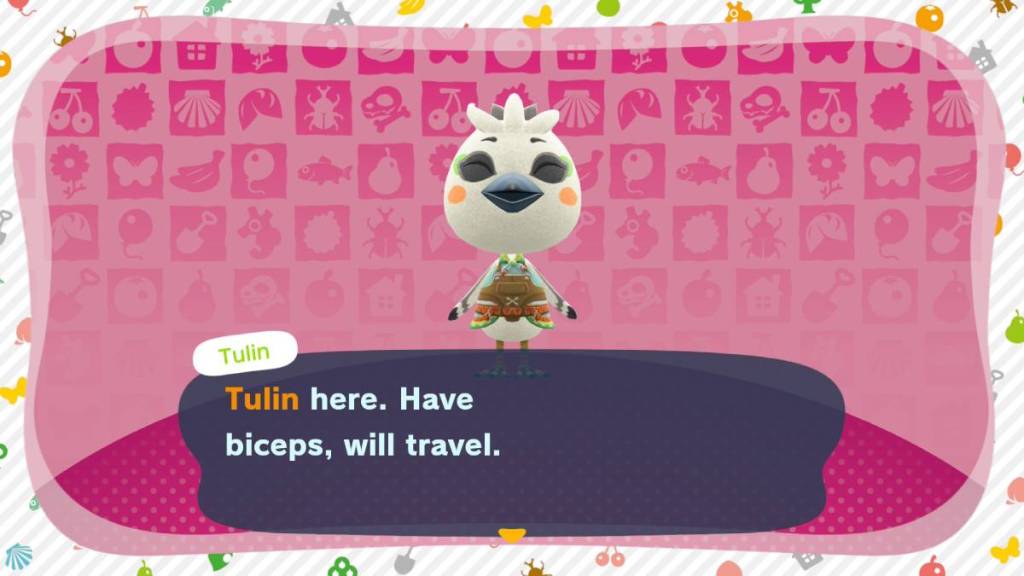 Animal Crossing: New Horizons - Tulin makes the scene