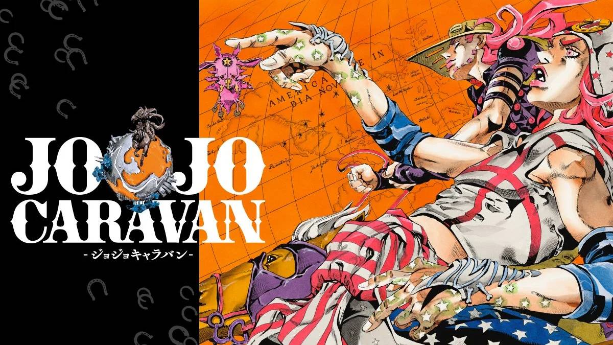 Kinokuniya US JOJOCARAVAN Comes Before Steel Ball Run Anime jojo's bizarre adventure
