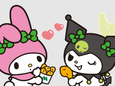mos burger kuromi my melody