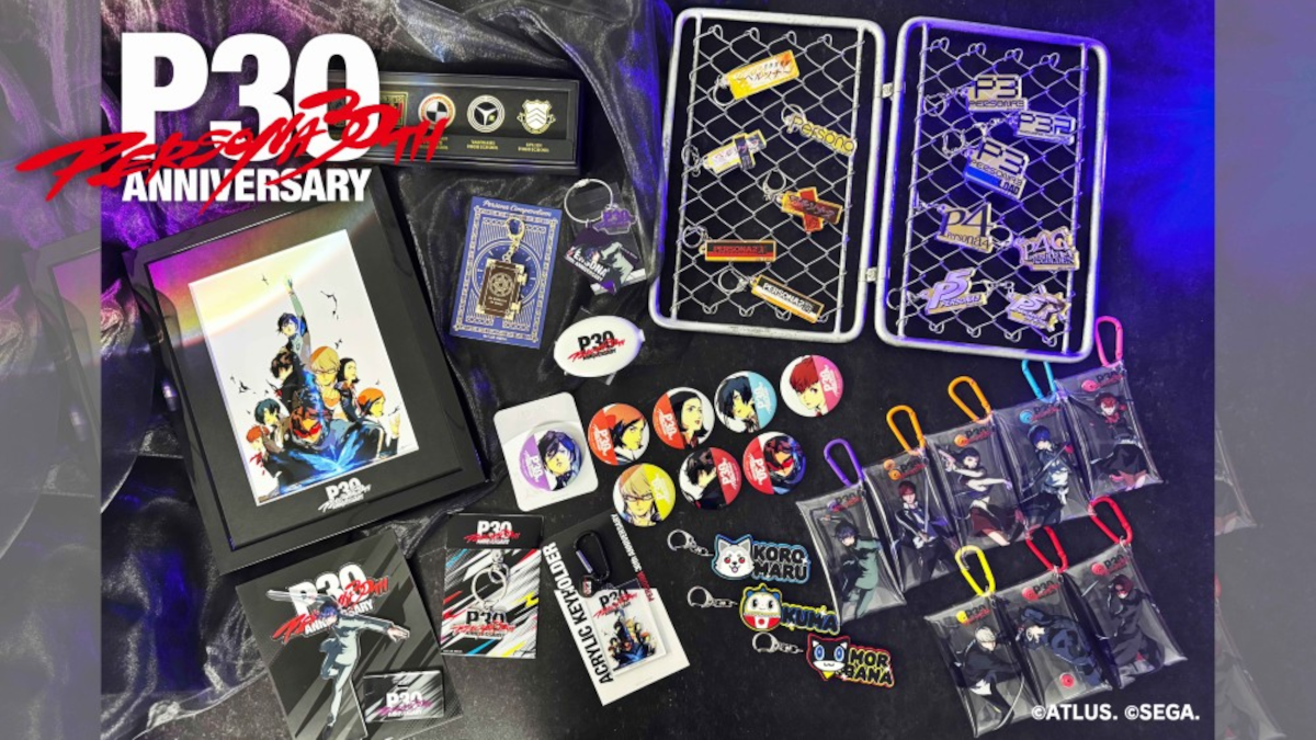 Persona 30th anniversary merchandise