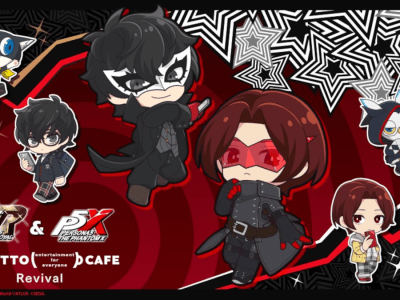 Persona 5 Royal and The Phantom X cafe revival at Motto Cafe in Osaka