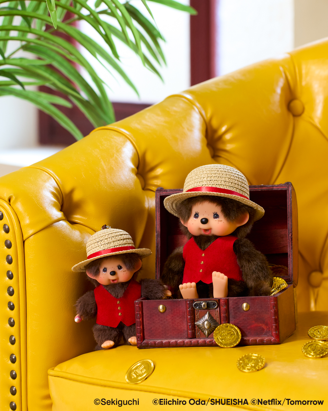 One Piece Monkey D Luffy Monchhichi Debuts Alongside Season 2