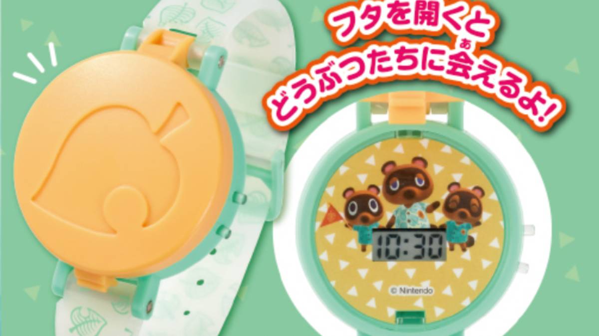 Animal Crossing Watches Capsule Toys Appear in Japan