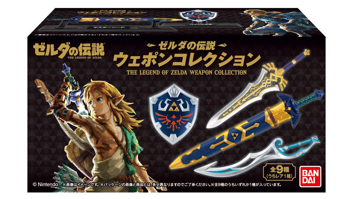 Bandai Candy Shares The Legend of Zelda Weapon Collection
