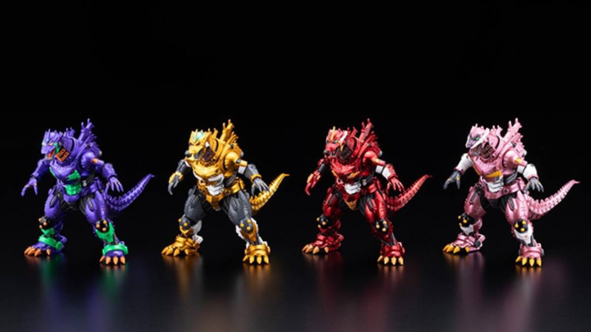 Gekizo Series Godzilla vs Evangelion Figures Based on 4 Evas
