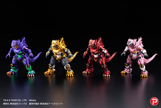 Gekizo Series Godzilla vs Evangelion Figures Based on 4 Evas 